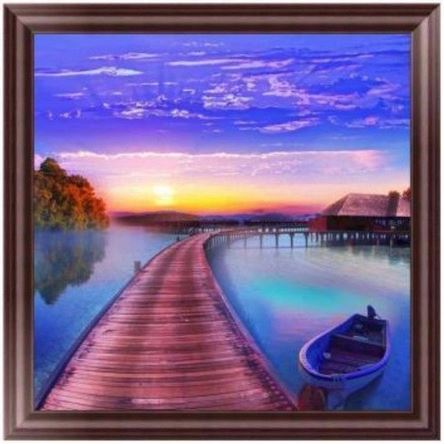 Boating In The Ocean - 5D Diamond Painting 